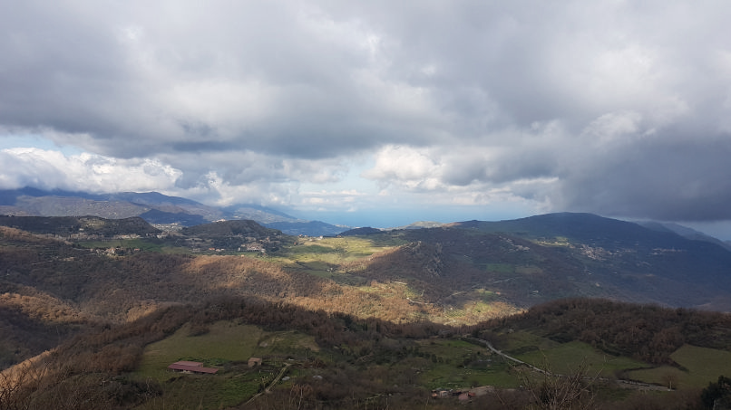 panorama da montalbano elicona sul tirreno