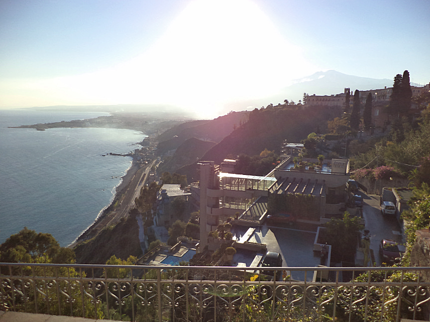 taormina villa comunale tour foto panorama giardini-naxos