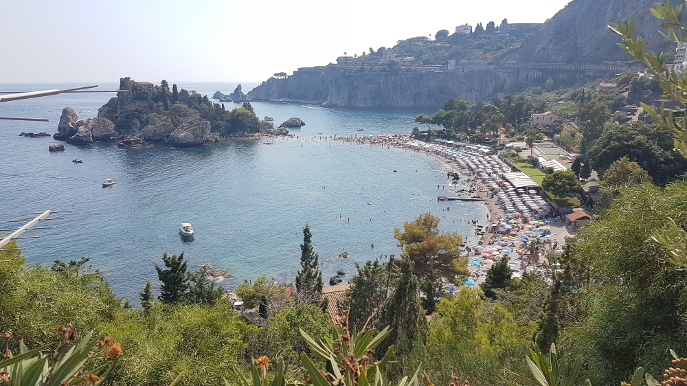 spiagge taormina isola bella