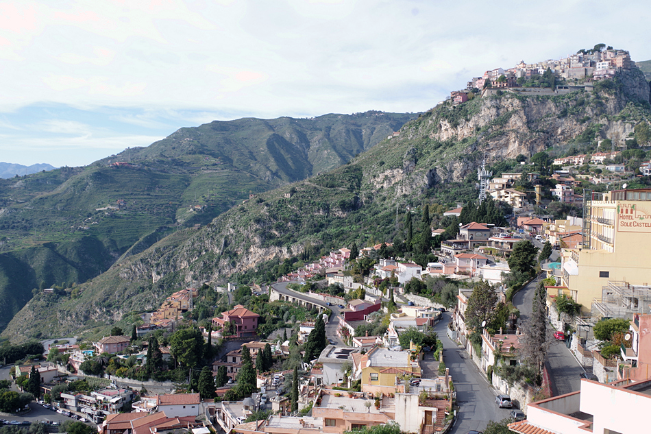 percorso escursionistico Taormina castelmola