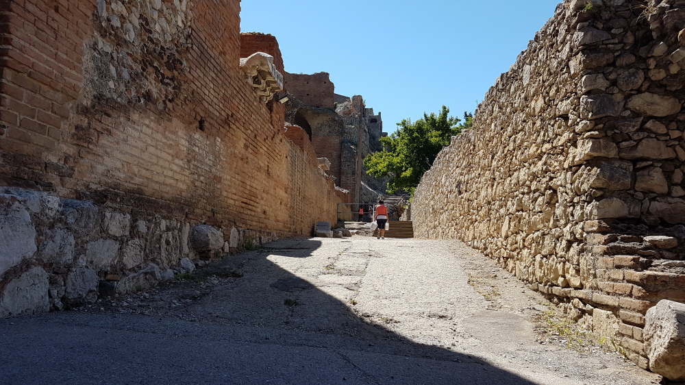 taormina teatro antico rampa interna