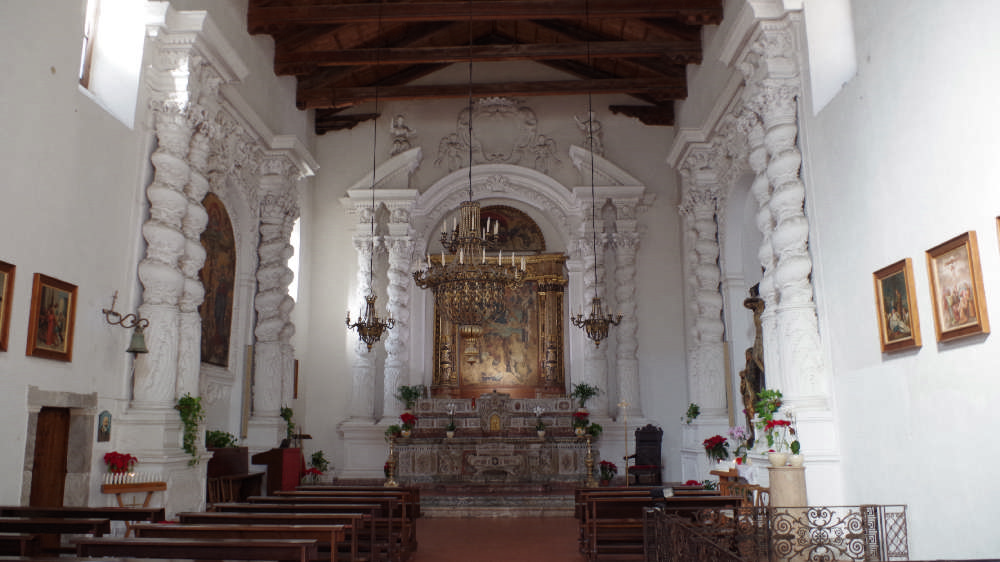 taormina Santa Caterina interno chiesa