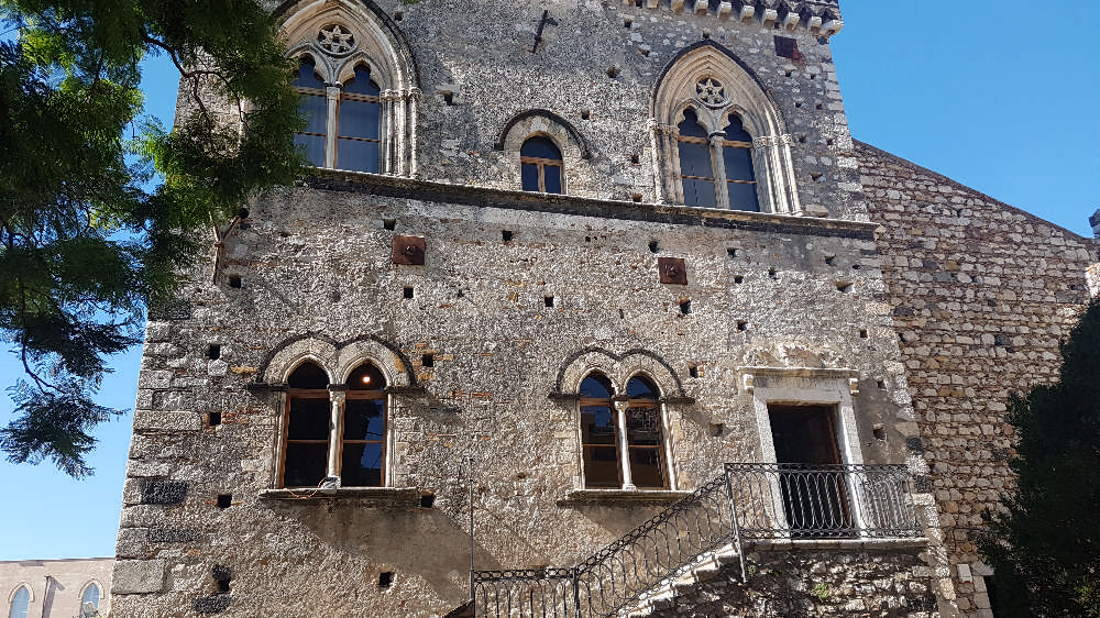facciata del palazzo Duchi of Santo Stefano