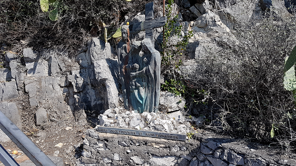 stazione n.3 salita crucis taormina